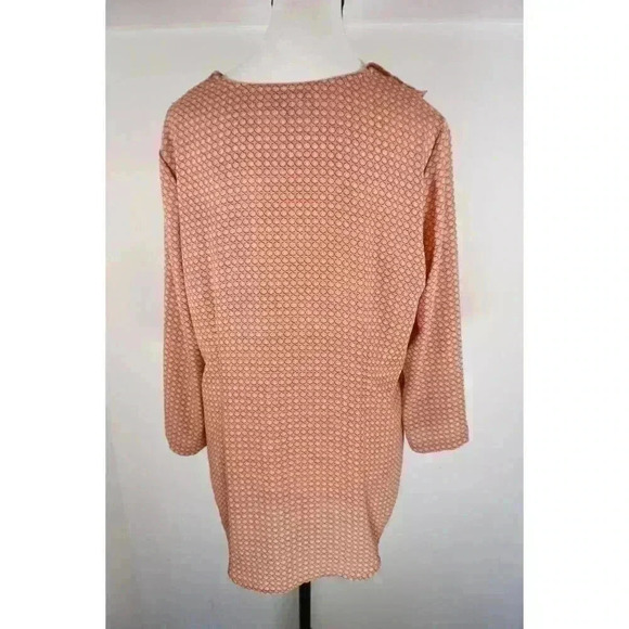 Van Heusen Ruffled V-Neck Long Sleeve Blouse - Size M - Picture 6 of 12